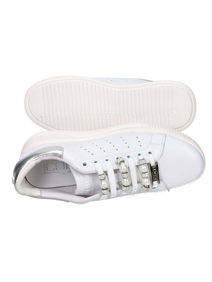 SNEAKERS BASSA CLW463900 BIANCO/ARGENTO