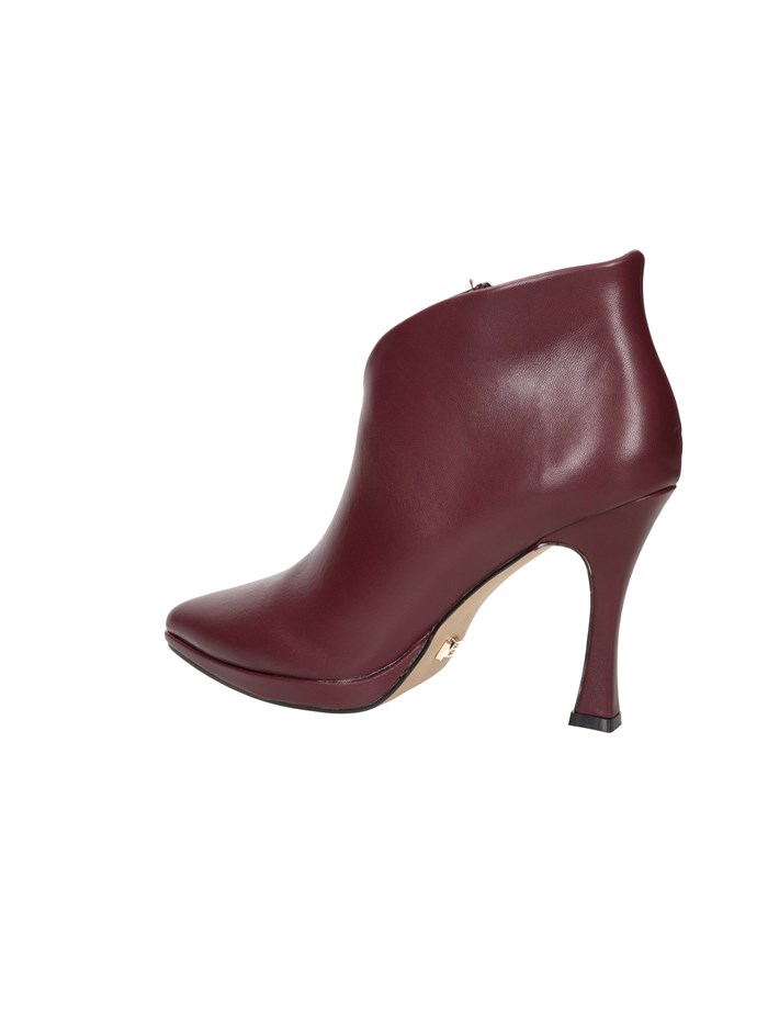 STIVALETTI TACCO MB600 BORDEAUX