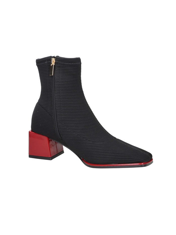 STIVALETTI TACCO 76713 NERO