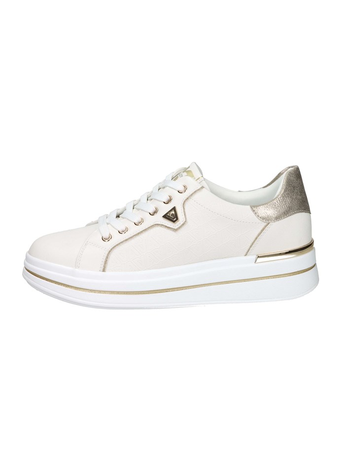 SNEAKERS BASSA 35482L BIANCO/ORO