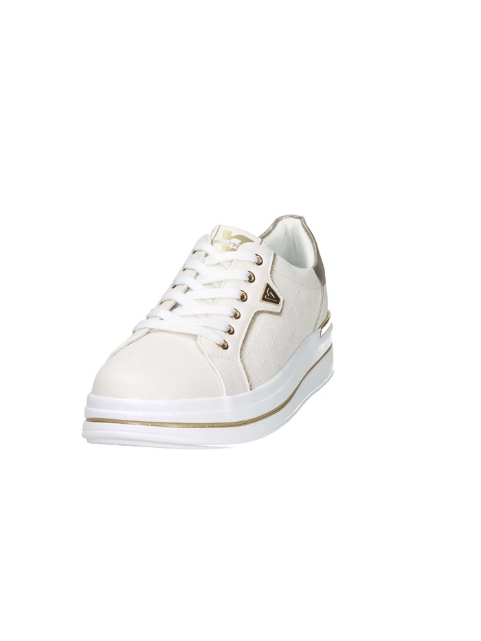 SNEAKERS BASSA 35482L BIANCO/ORO