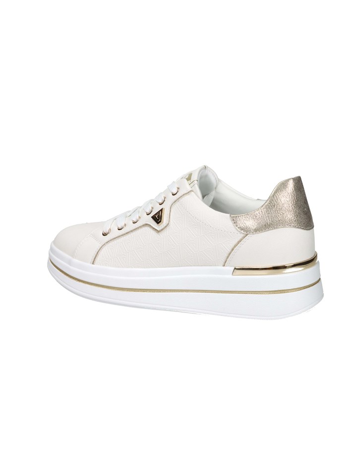 SNEAKERS BASSA 35482L BIANCO/ORO