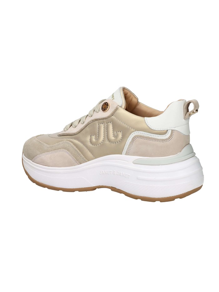 SNEAKERS BASSA J-382 BEIGE/ORO