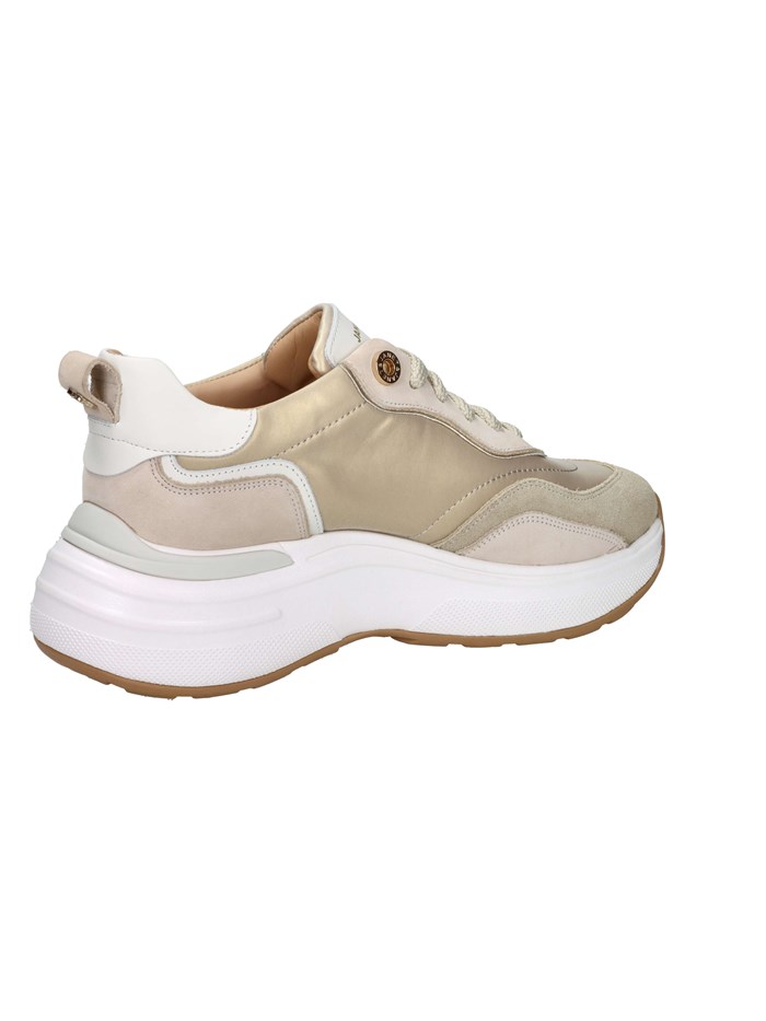SNEAKERS BASSA J-382 BEIGE/ORO