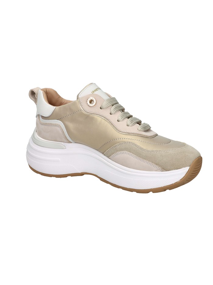 SNEAKERS BASSA J-382 BEIGE/ORO