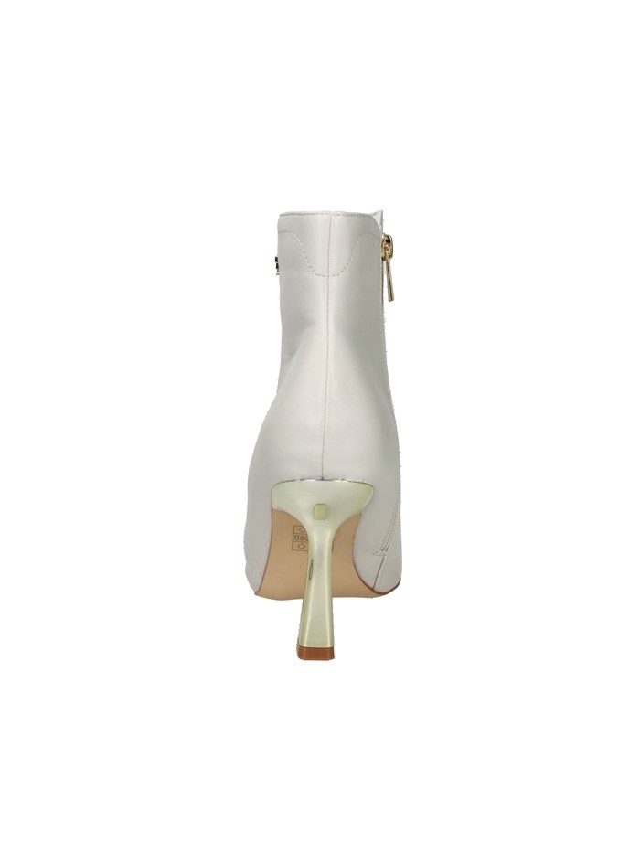 STIVALETTI TACCO F-613 PANNA