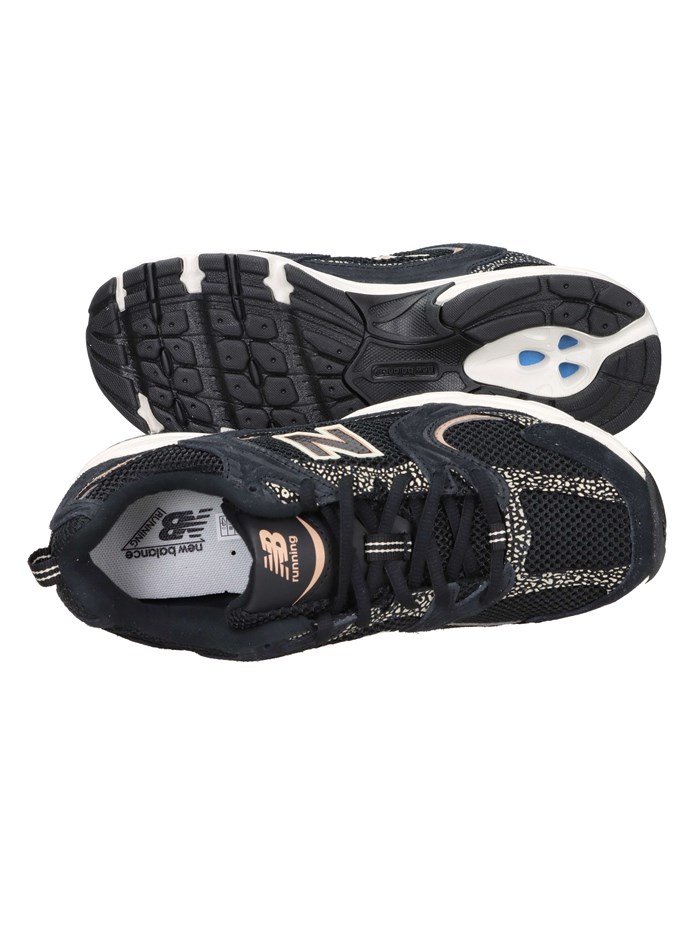 SNEAKERS BASSA U530CRB NERO