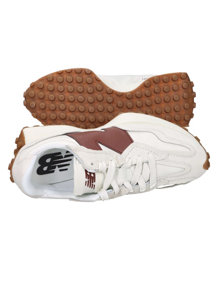 SNEAKERS BASSA U327WKM BIANCO/BORDEAUX
