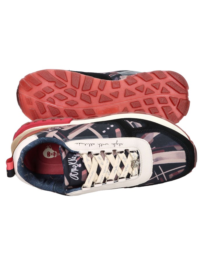 SNEAKERS BASSA LISBOA 413 NERO/BEIGE