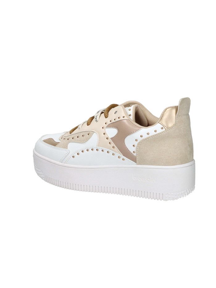 SNEAKERS BASSA B105 BIANCO/BEIGE