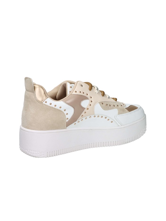 SNEAKERS BASSA B105 BIANCO/BEIGE