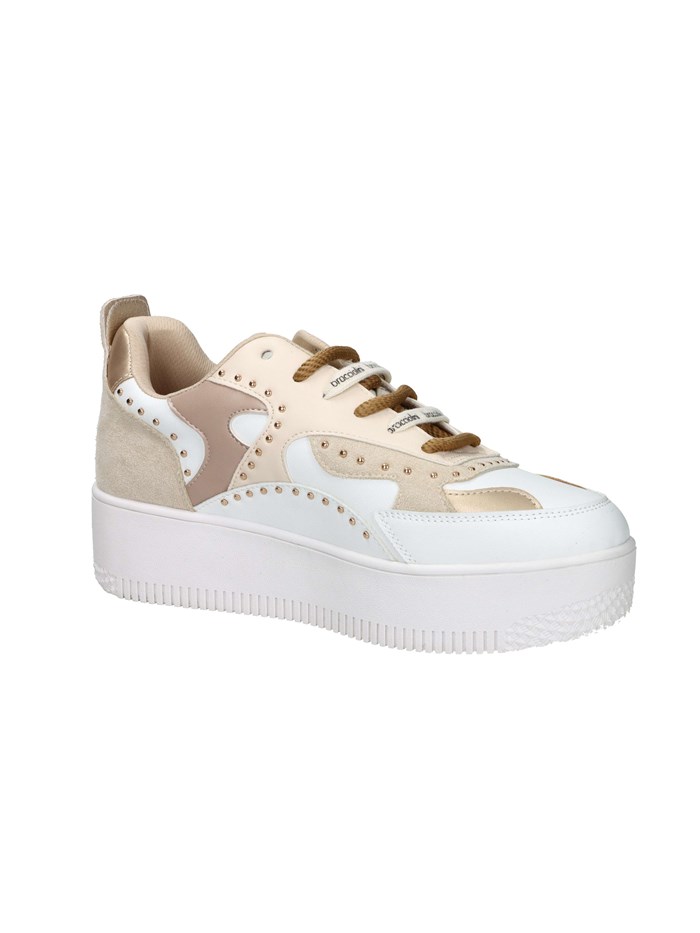 SNEAKERS BASSA B105 BIANCO/BEIGE