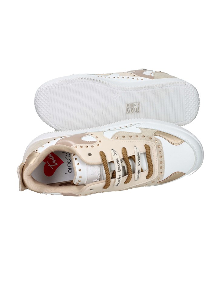SNEAKERS BASSA B105 BIANCO/BEIGE