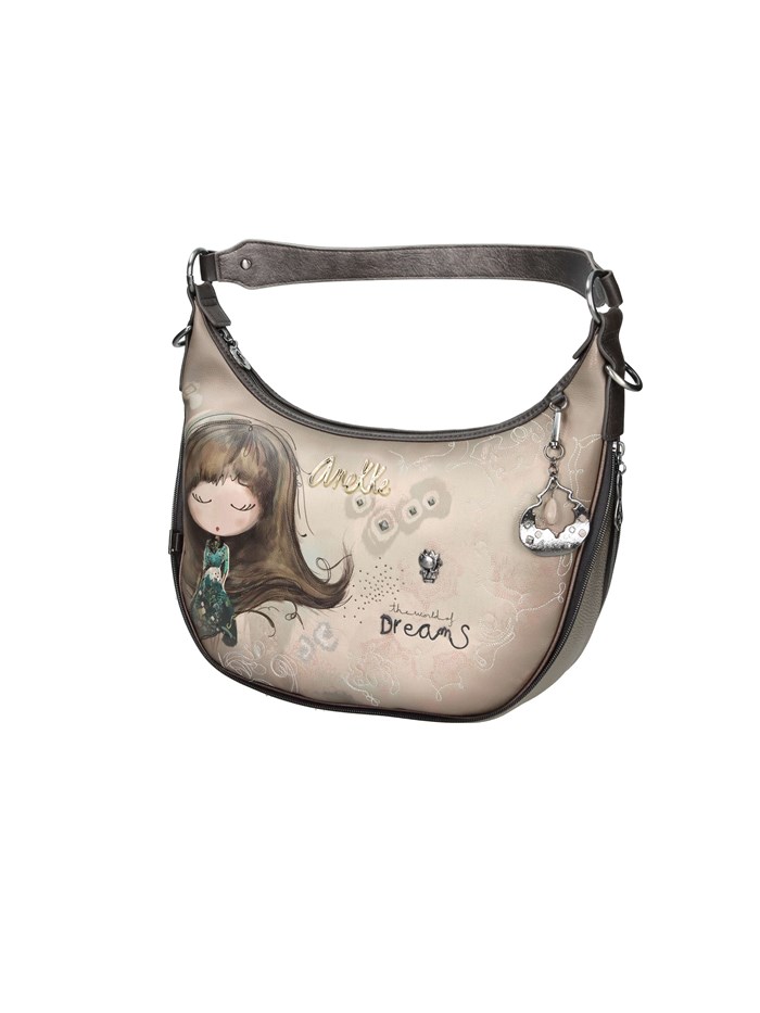 BORSA A SPALLA 41702-190 TAUPE
