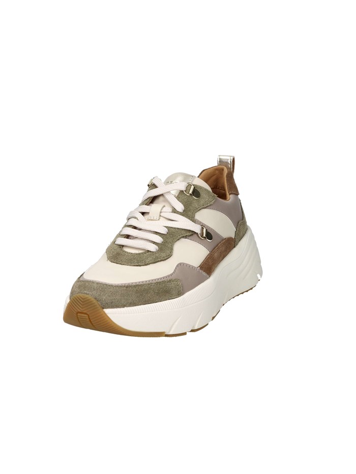 SNEAKERS BASSA D36UFE 022BC BEIGE/VERDONE