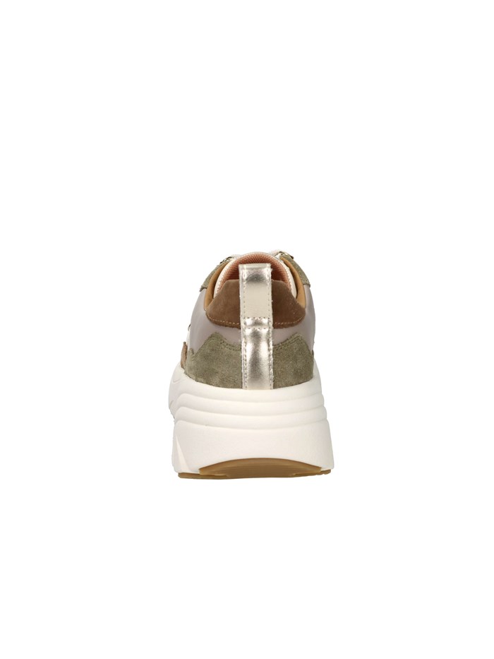 SNEAKERS BASSA D36UFE 022BC BEIGE/VERDONE
