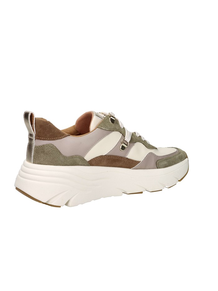SNEAKERS BASSA D36UFE 022BC BEIGE/VERDONE