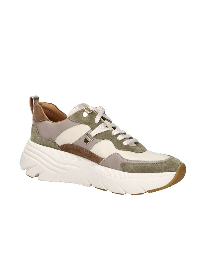SNEAKERS BASSA D36UFE 022BC BEIGE/VERDONE