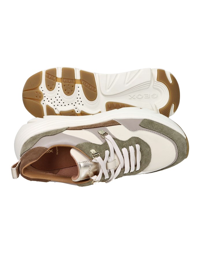 SNEAKERS BASSA D36UFE 022BC BEIGE/VERDONE