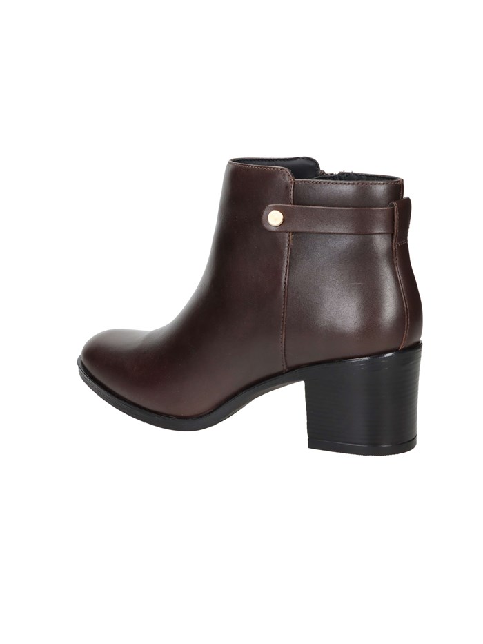 STIVALETTI TACCO D56FSA 00043 MARRONE