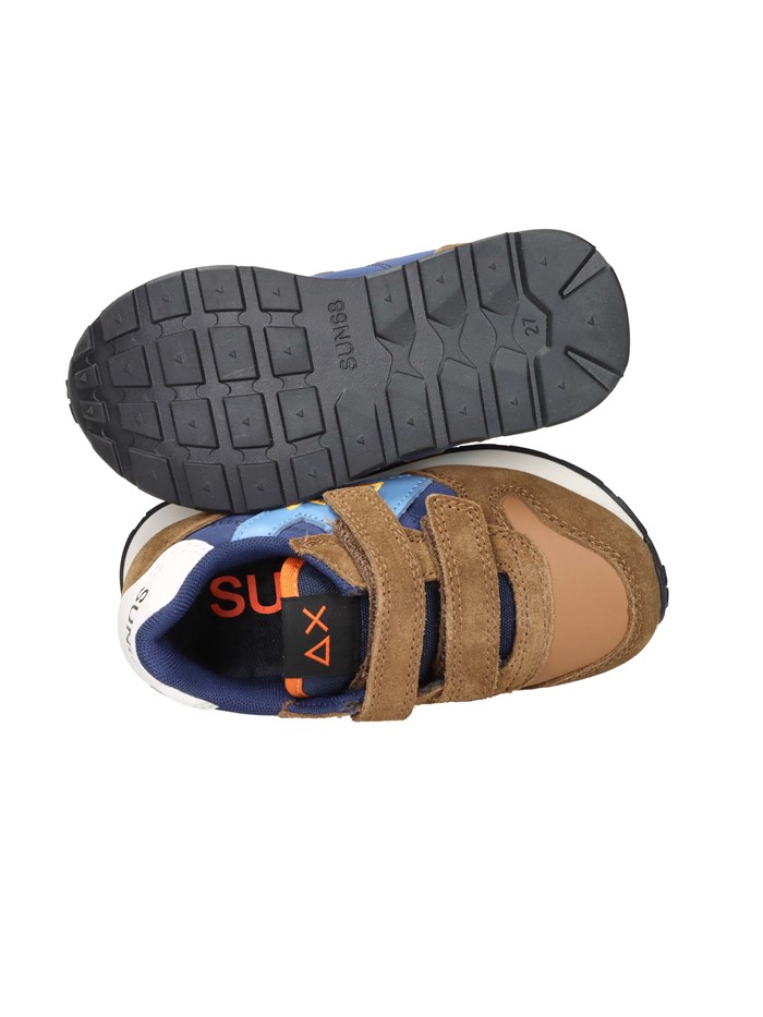 SNEAKERS BASSA Z45314B MARRONE/BLU