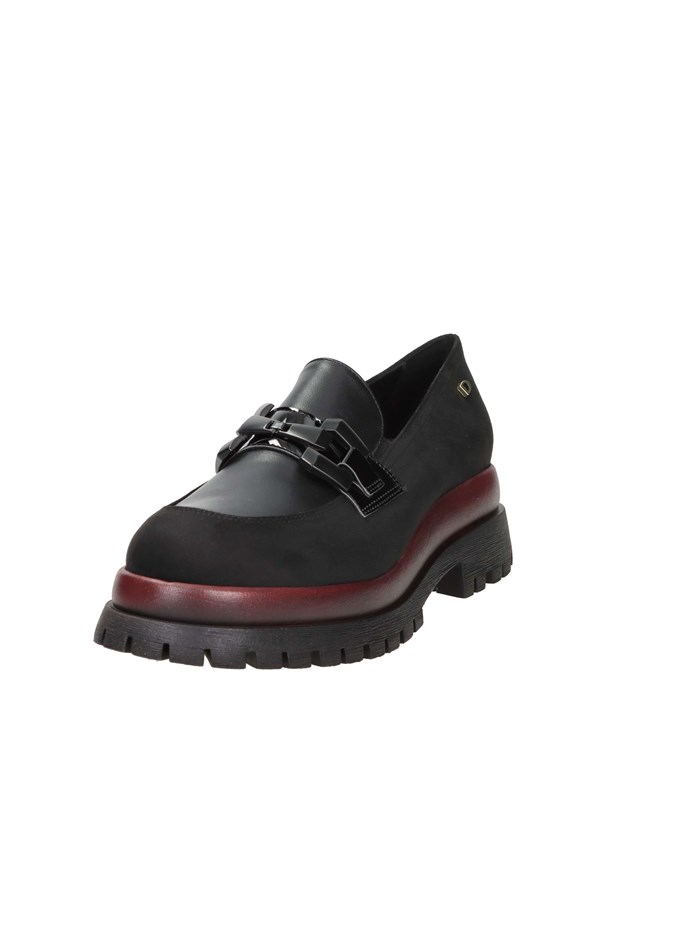 MOCASSINO 2P5777DM NERO/BORDEAUX