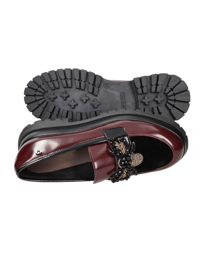 MOCASSINO 2P5775DS NERO/BORDEAUX