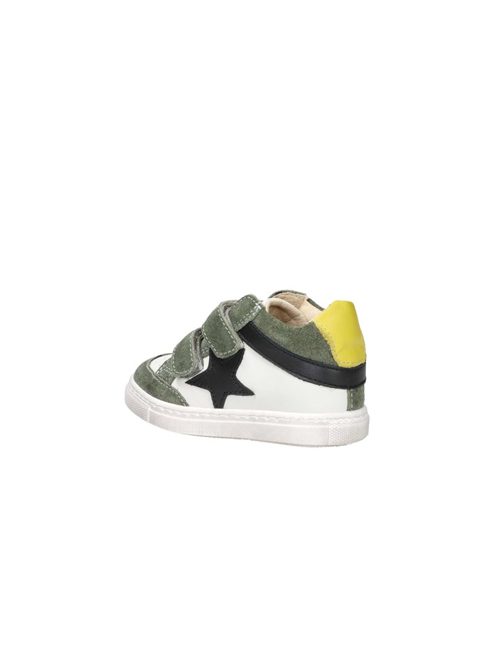 SNEAKERS BASSA C6503.61 BIANCO/VERDE