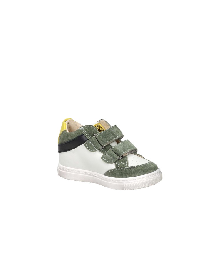 SNEAKERS BASSA C6503.61 BIANCO/VERDE