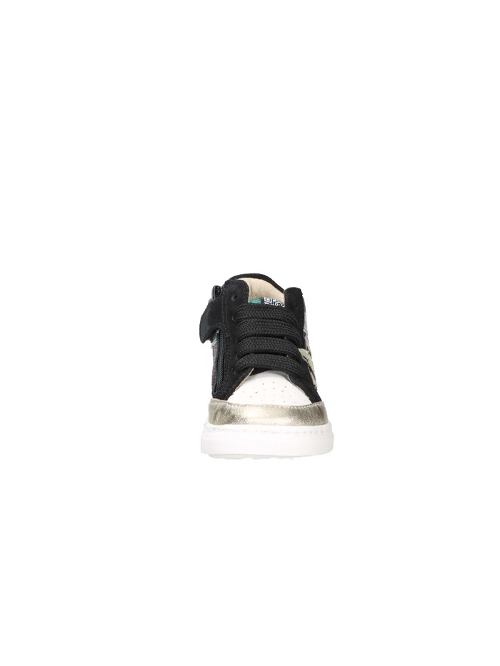 SNEAKERS BASSA C6502.01 BIANCO/ORO