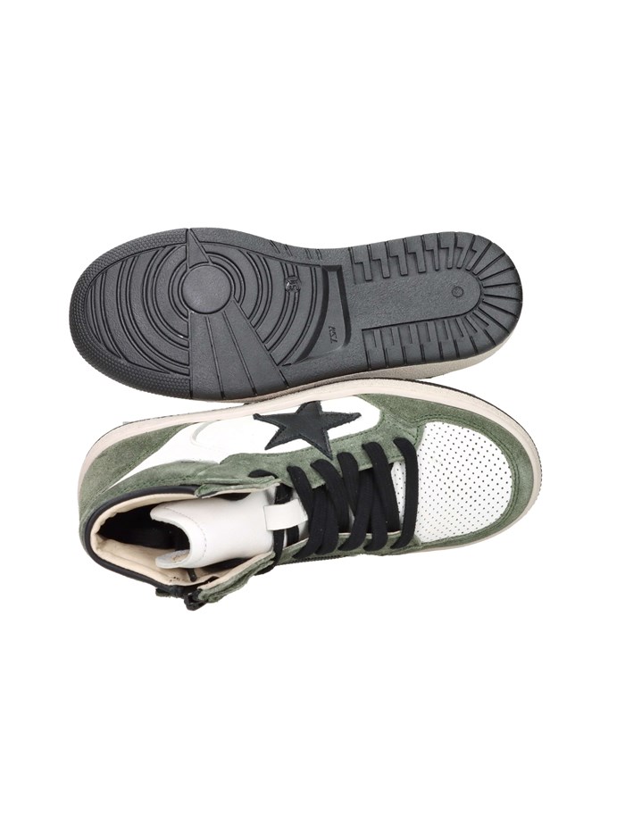 SNEAKERS ALTA C7853.61 BIANCO/VERDONE