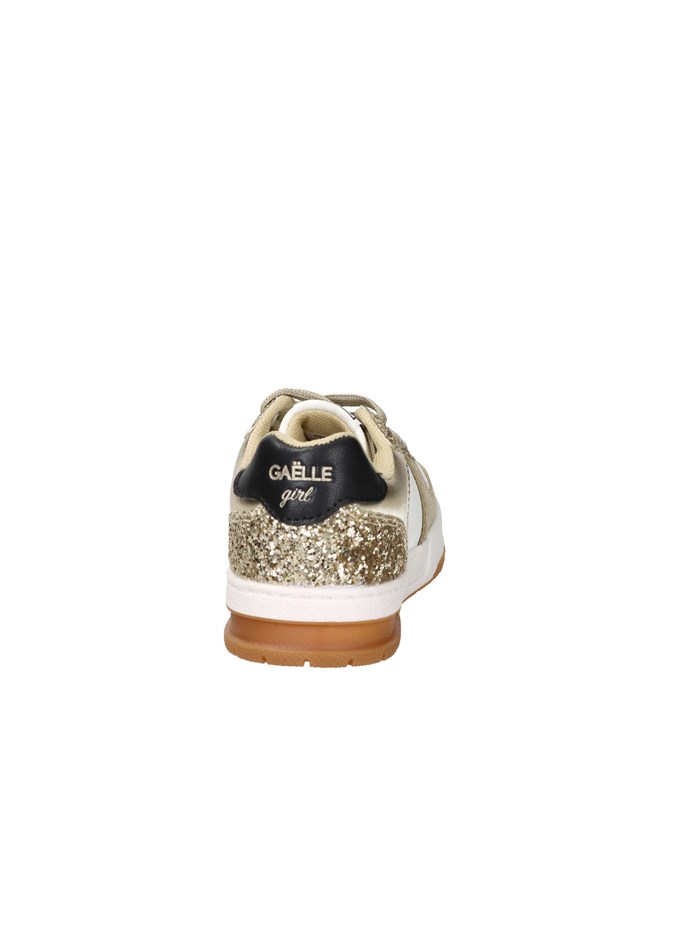 SNEAKERS BASSA GS0071L BIANCO/ORO