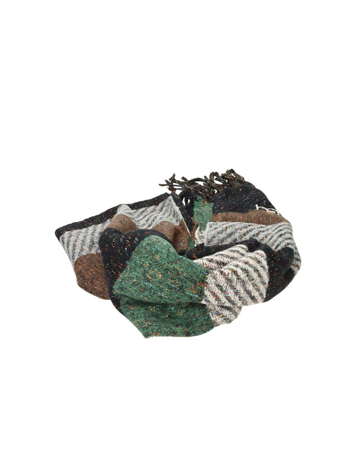 SCIARPA 20BYB25510219 VERDE/NERO