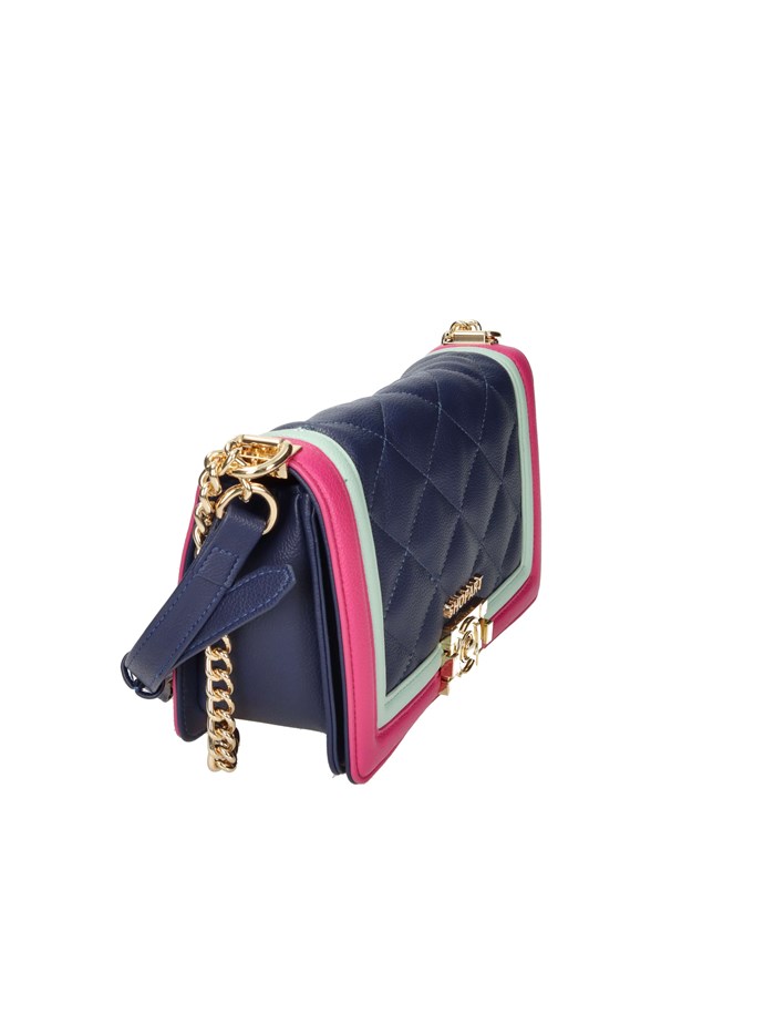 BORSA A SPALLA SAAF241119 BLU/FUXIA