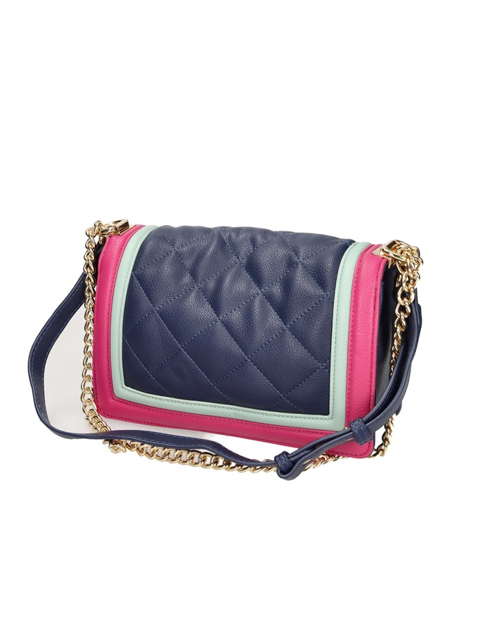BORSA A SPALLA SAAF241119 BLU/FUXIA