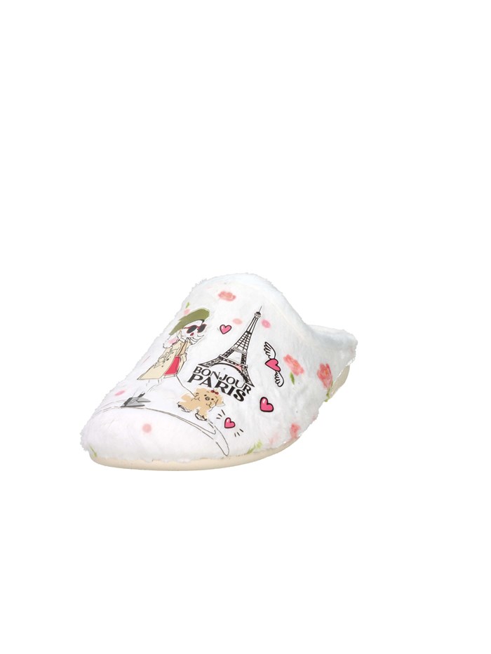 CIABATTA INVERNALE Z32141 BIANCO/ROSA