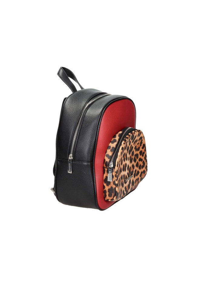 ZAINO SAAF241145 NERO/BORDEAUX