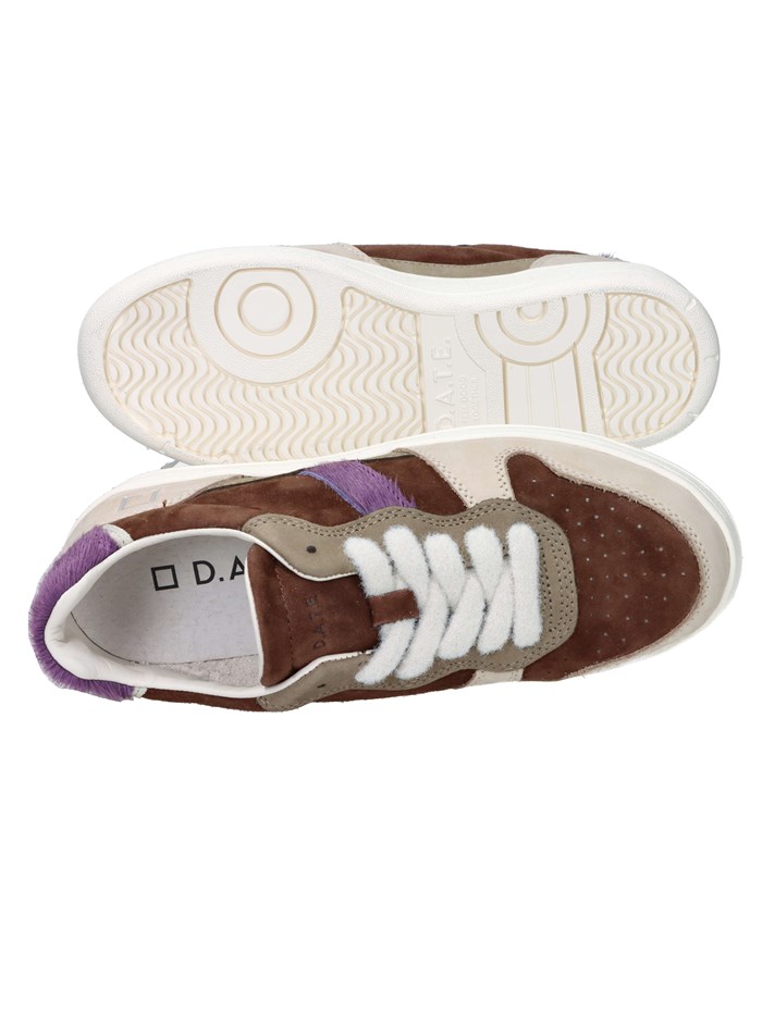 SNEAKERS BASSA W431-C2-CO-CH MARRONE