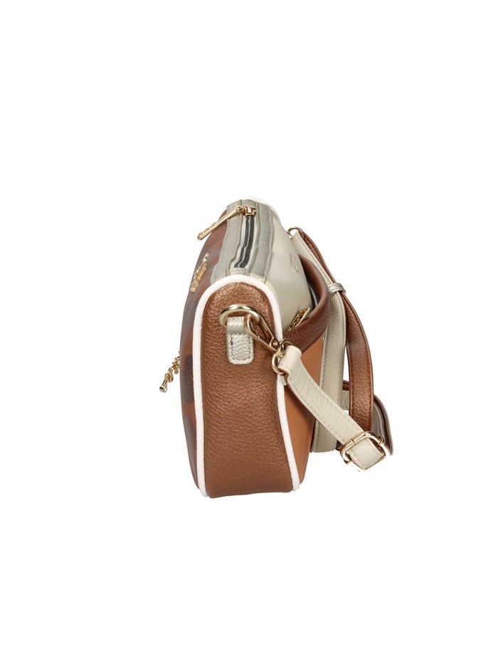 BORSA A SPALLA 42603-588-2 BEIGE/CUOIO