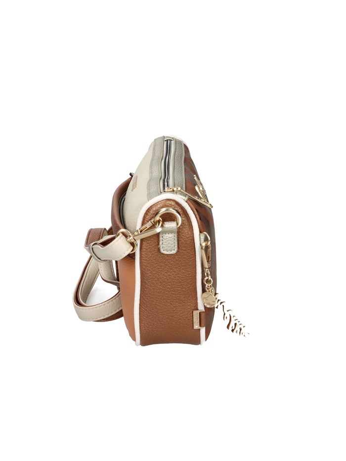 BORSA A SPALLA 42603-588-2 BEIGE/CUOIO