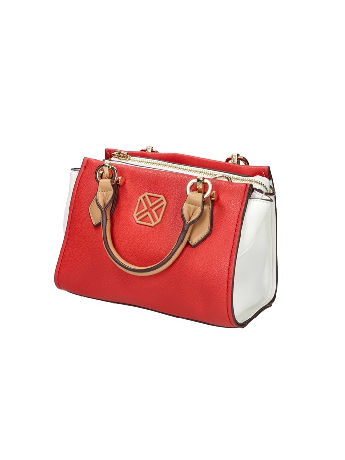 BORSA A MANO 184433 ROSSO/BIANCO