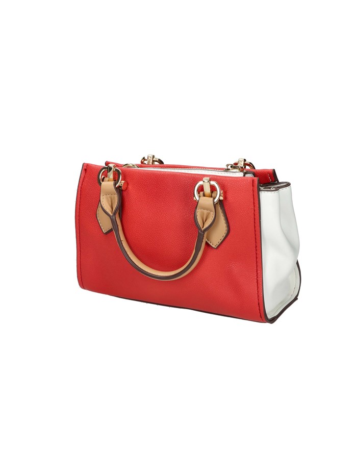 BORSA A MANO 184433 ROSSO/BIANCO