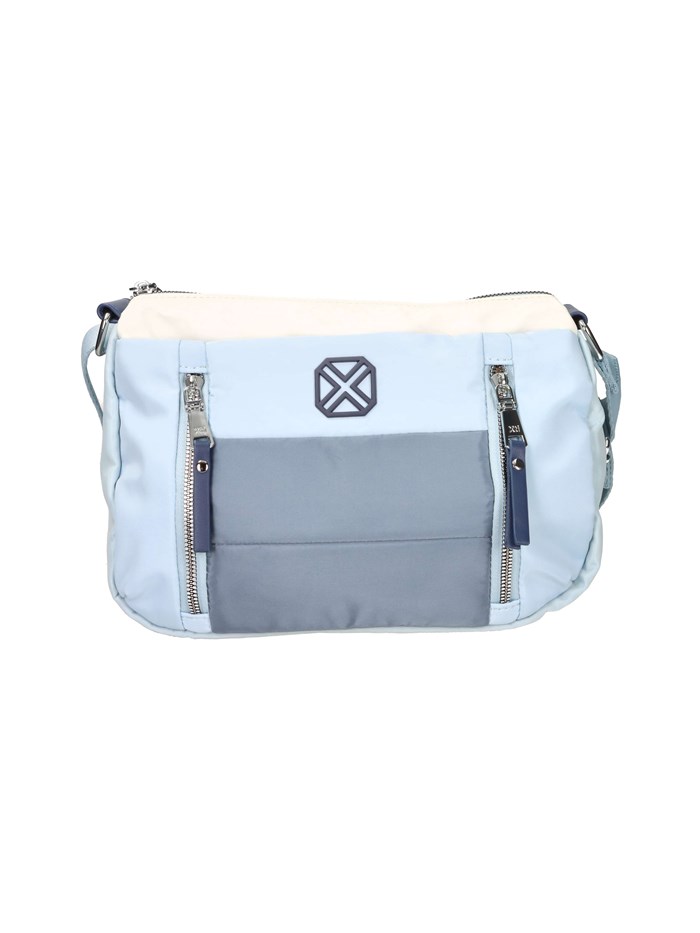BORSA A SPALLA 184384 BIANCO/CELESTE