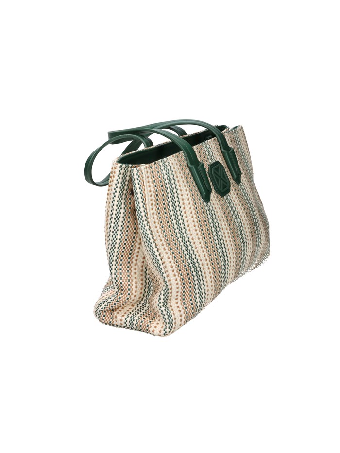 BORSA A MANO 184439 BEIGE/VERDE