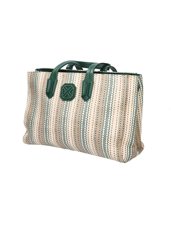 BORSA A MANO 184439 BEIGE/VERDE