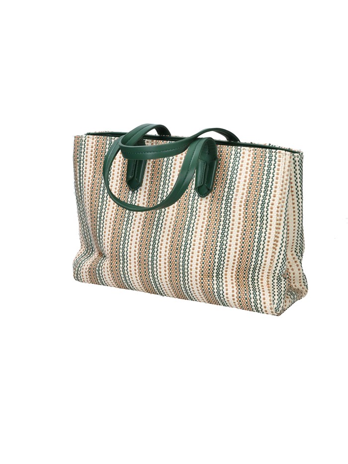 BORSA A MANO 184439 BEIGE/VERDE