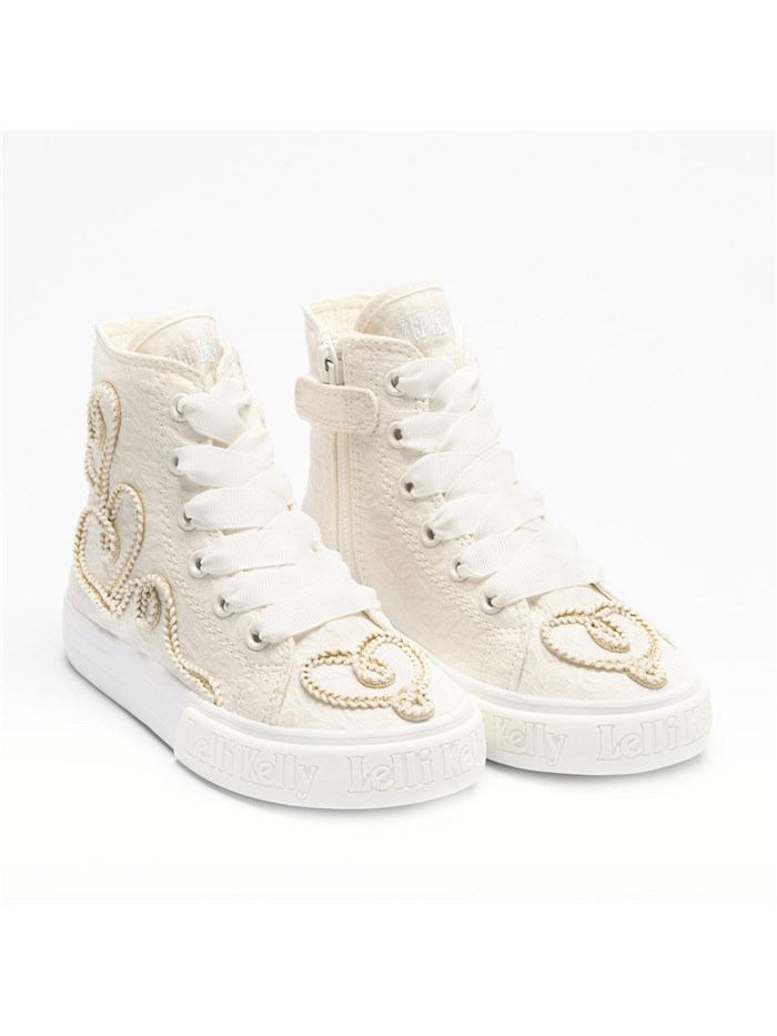 SNEAKERS ALTA LKED4171 BIANCO