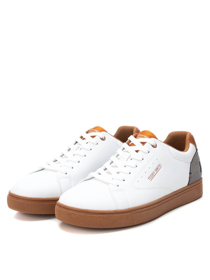 SNEAKERS BASSA 78852 BIANCO/CUOIO