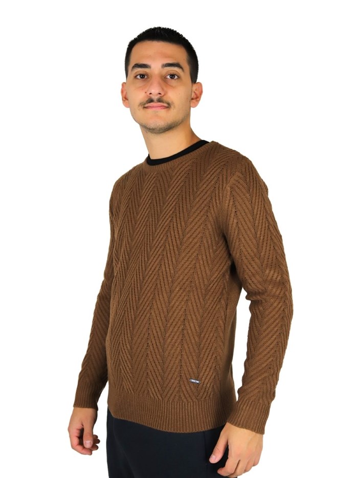 MAGLIONE UTA6439 CAMMELLO