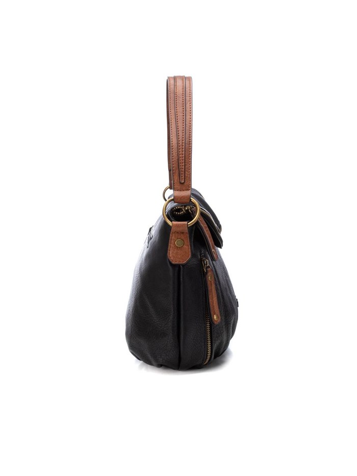 BORSA A TRACOLLA 183128 NERO/CUOIO